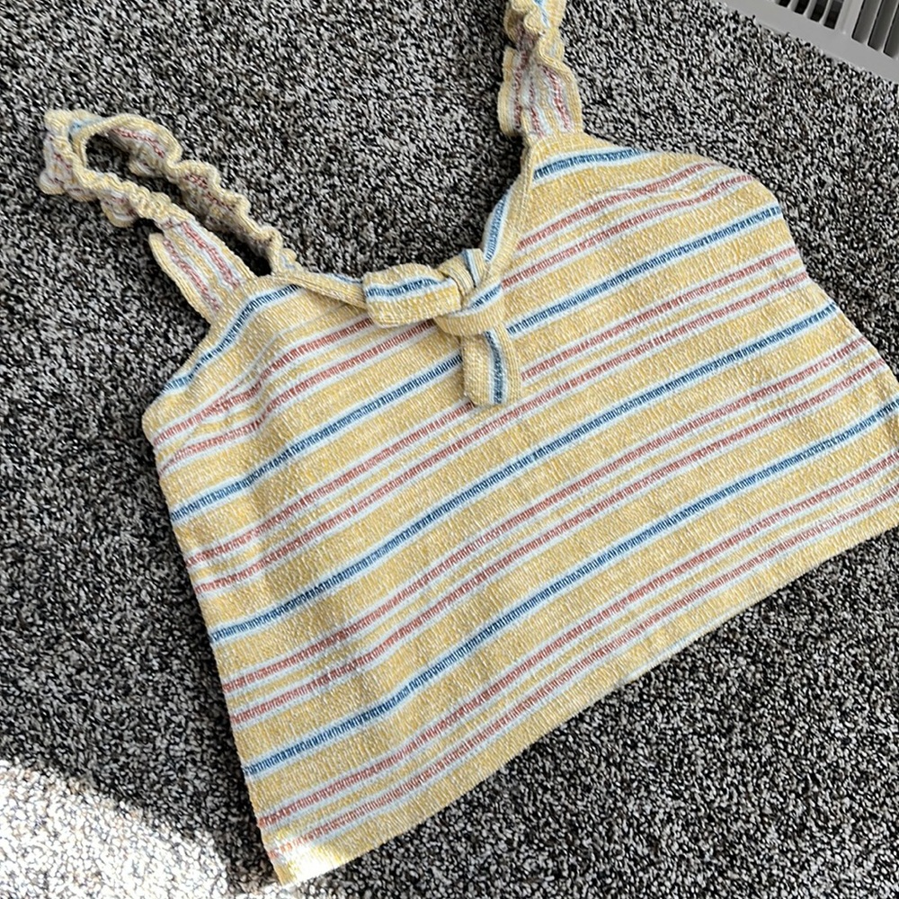Madewell Striped Knit Tank Top, NWOT - Picture 2 of 6